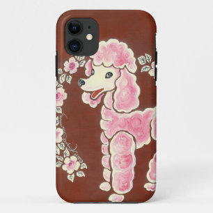 Niedlicher Girly rosa Pudel-Hund Case-Mate iPhone Hülle