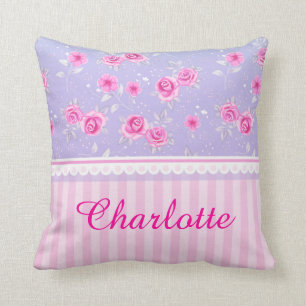 Niedlicher Girly rosa rosa Kissen