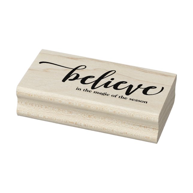 Niedlicher Glaube an den Personalisierten Zauberur Gummistempel (Stempel)