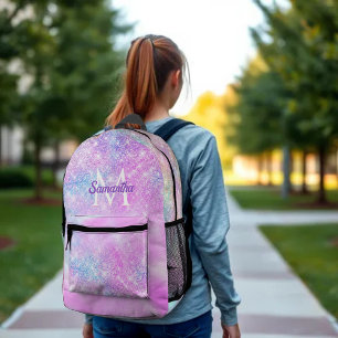 Niedlicher Glitzer Bedruckter Rucksack