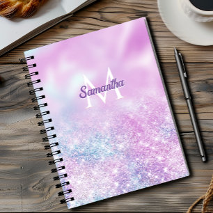 Niedlicher Glitzer Notizbuch