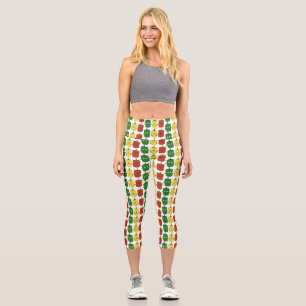 Niedlicher Glockenpfeffer capsicum trio singend Ca Capri Leggings