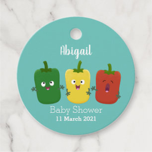 Niedlicher Glockenpfeffer capsicum trio singend Ca Geschenkanhänger