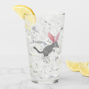 Niedlicher glücklicher australischer Bilby-Cartoon Glas