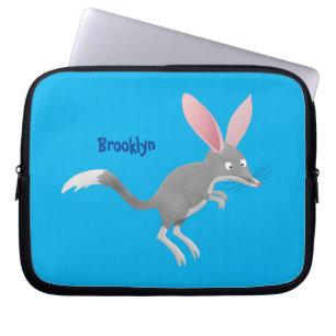 Niedlicher glücklicher australischer Bilby-Cartoon Laptopschutzhülle