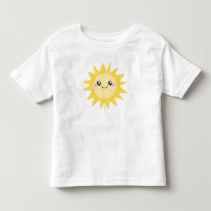 Niedlicher glücklicher Sun Kleinkind T-shirt