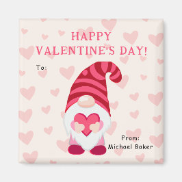 Niedlicher Gnome-Hörsaal Valentinstag Magnet