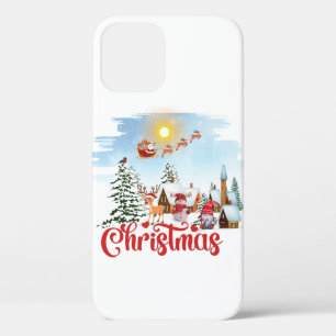 Niedlicher Gnome, Snowman feiert Weihnachtsfeierta Case-Mate iPhone Hülle
