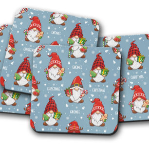 Niedlicher Gnome Weihnachten Christmas Cork Unte Getränkeuntersetzer