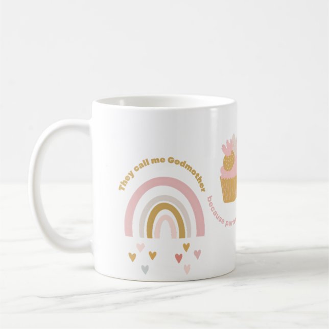 Niedlicher Godmaterpartner bei Crime Bad Influence Kaffeetasse (Links)