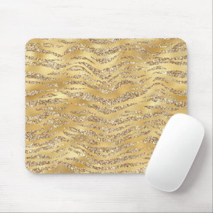 Niedlicher Gold-Tiger-Haut-Druck Muster Tierliebha Mousepad