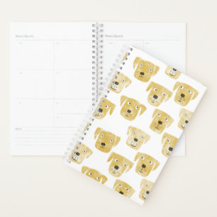 Niedlicher Golden Labrador Retriever Dog Art Planer