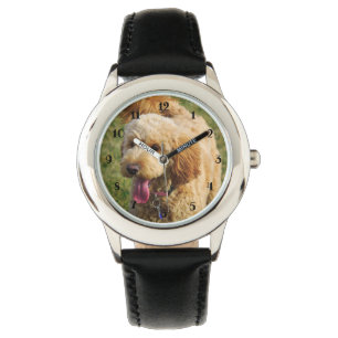 Niedlicher Goldendoodle Armbanduhr