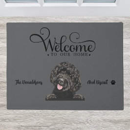 Niedlicher Goldendoodle Hund Fußmatte