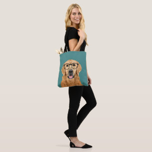 Niedlicher goldener Retriever-Hund für Tasche
