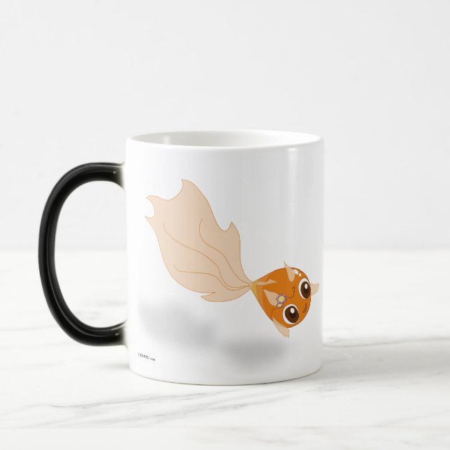 Niedlicher Goldfish lustige Verwandlungstasse (Links)