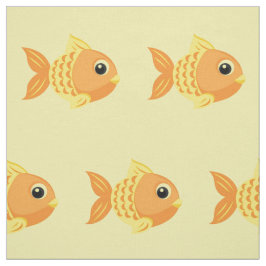 Niedlicher Goldfish Stoff
