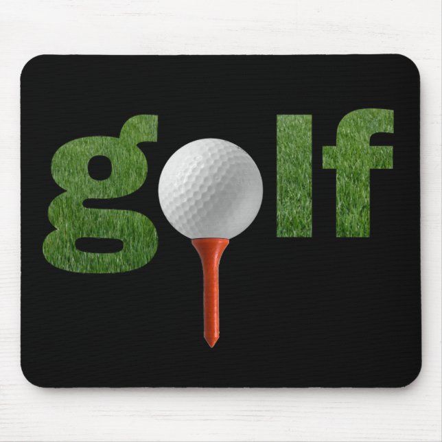 Niedlicher Golf-Sport-Entwurf Mousepad (Vorne)