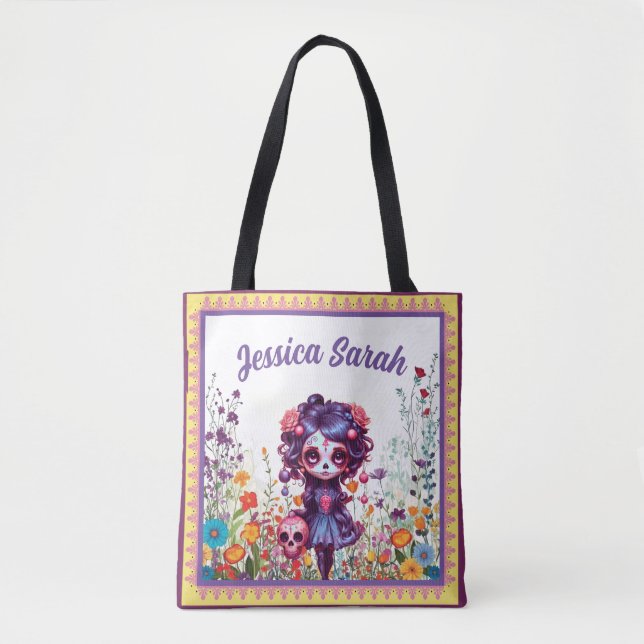 Niedlicher Gothic Garden Zuckerkult Tasche (Vorderseite)