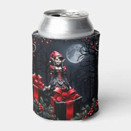 Niedlicher gotischer Weihnachtself. Dosenkühler