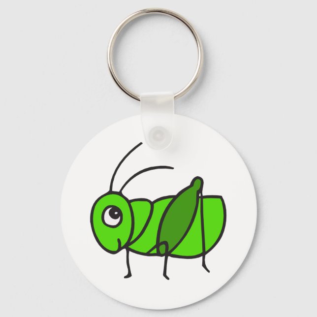 Niedlicher Grasshopper Schlüsselanhänger (Vorderseite)