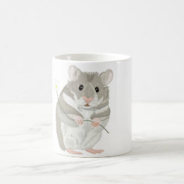 Niedlicher GrauHamster Kaffeetasse