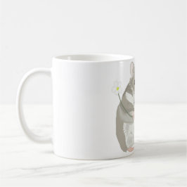 Niedlicher GrauHamster Kaffeetasse
