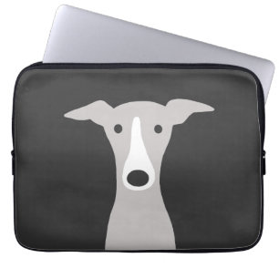 Niedlicher Grauhund, italienischer Grauhund oder W Laptopschutzhülle