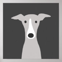 Niedlicher Grauhund, italienischer Grauhund oder W