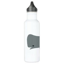 Niedlicher Grauwal Umweltwale Art Whale Kinder Edelstahlflasche