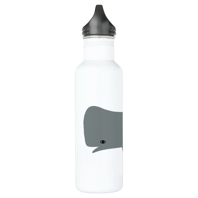 Niedlicher Grauwal Umweltwale Art Whale Kinder Edelstahlflasche (Links)