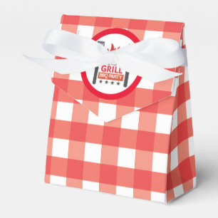 Niedlicher Grillenschauer und Grill-Party Geschenkschachtel