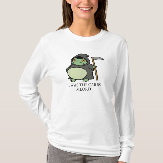 Niedlicher grimmiger Sensenmann Frog - Das war der T-Shirt (Vorderseite)