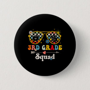 niedlicher Groovy Teacher Student Back T Button
