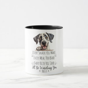 Niedlicher Großer Dane Hund Funny Custom Tasse
