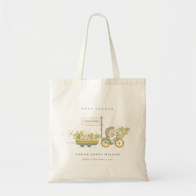 Niedlicher Grown Igel Flora Bike Babydusche Tragetasche (Vorne)