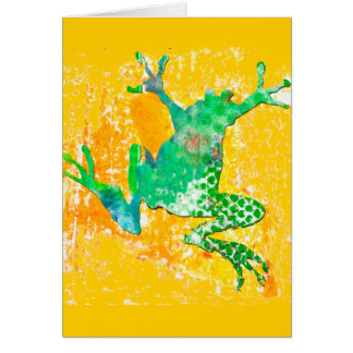 Niedlicher grüner Frosch