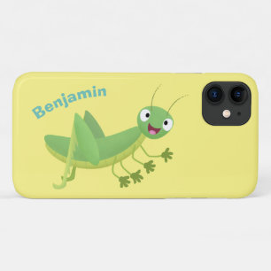 Niedlicher Grüner-Happy-Cartoon Case-Mate iPhone Hülle