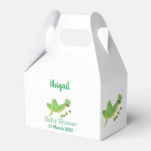 Niedlicher Grüner-Happy-Cartoon Geschenkschachtel