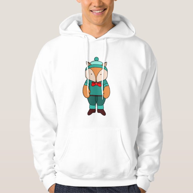 Niedlicher Grünfuchs Hoodie (Vorderseite)