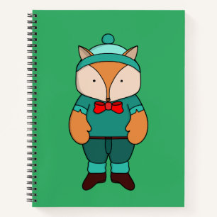 Niedlicher Grünfuchs Notizbuch