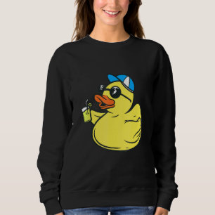 Niedlicher Gummi Ducky Sonnenbrille - Sommer Party Sweatshirt