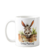 Niedlicher guter Morgen Donkey-Tasse