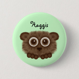 Niedlicher Haggis Knopf Button
