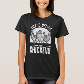 Niedlicher Hahn für Männer Frauen Hühnerfarmer Flü T-Shirt