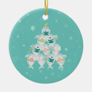 Niedlicher Hai Keramik Ornament