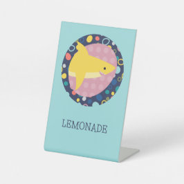 Niedlicher Hai Lemonade Sockelschild