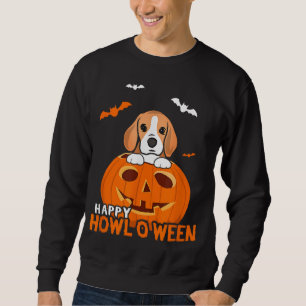 Niedlicher Halloween-Beagle Dog Pumpkin Kostüme Th Sweatshirt
