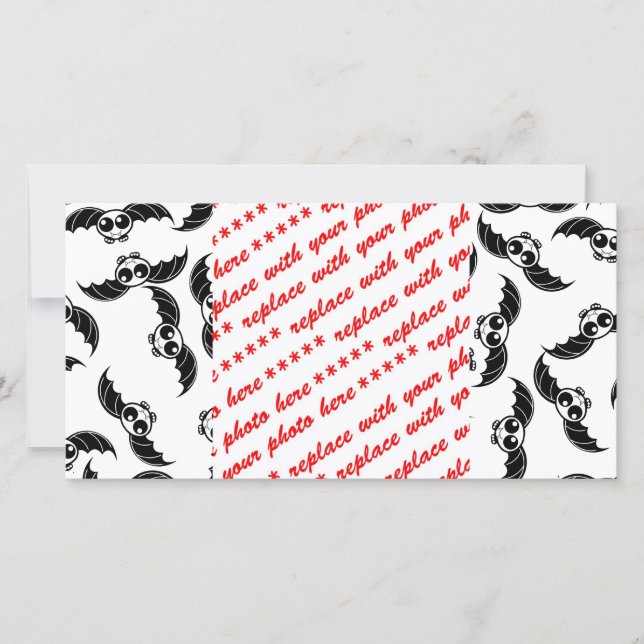 Niedlicher Halloween Cartoon Bat (Vorderseite)