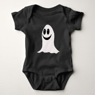 Niedlicher Halloween Cartoon Ghost Baby Strampler
